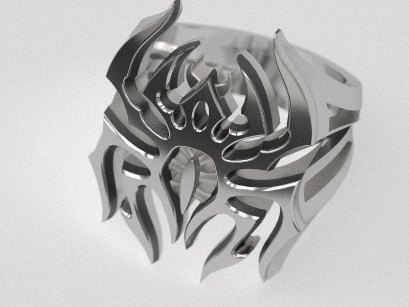 Spider ring - original 3D print model_7