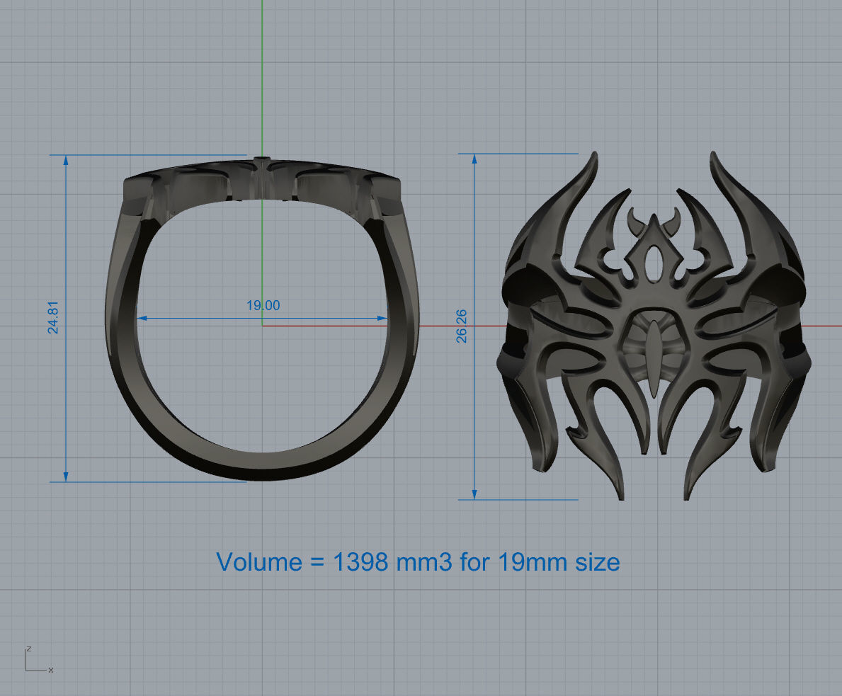 Spider ring - original 3D print model_10