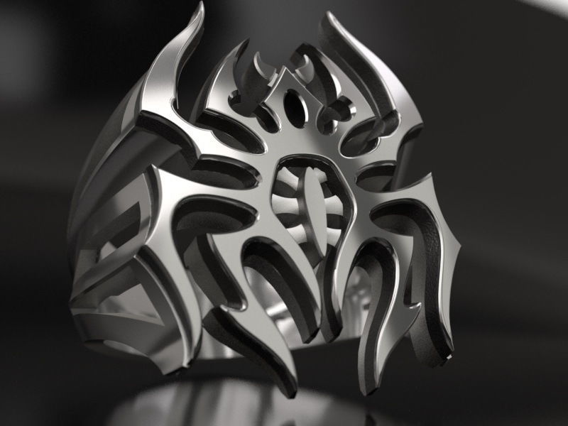 Spider ring - original 3D print model_2