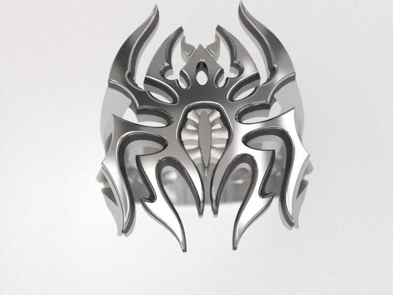 Spider ring - original 3D print model_5