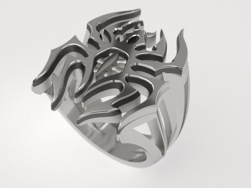 Spider ring - original 3D print model_6