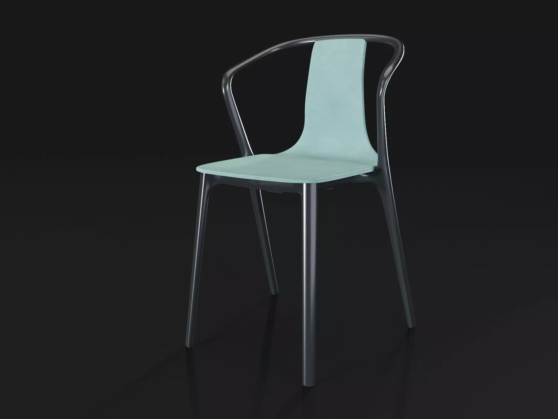 Belleville Armchair  3D model_0