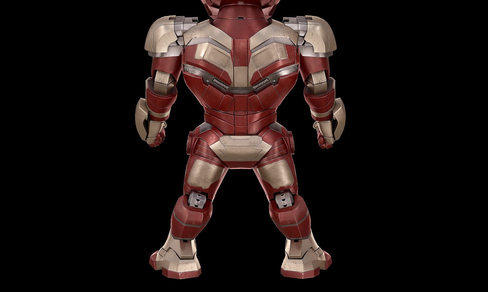 BABY IRON MAN Mk 42 mark 42 Avengers model SD Figure  3D model_4