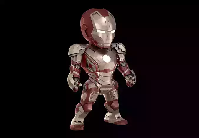 BABY IRON MAN Mk 42 mark 42 Avengers model SD Figure  3D model