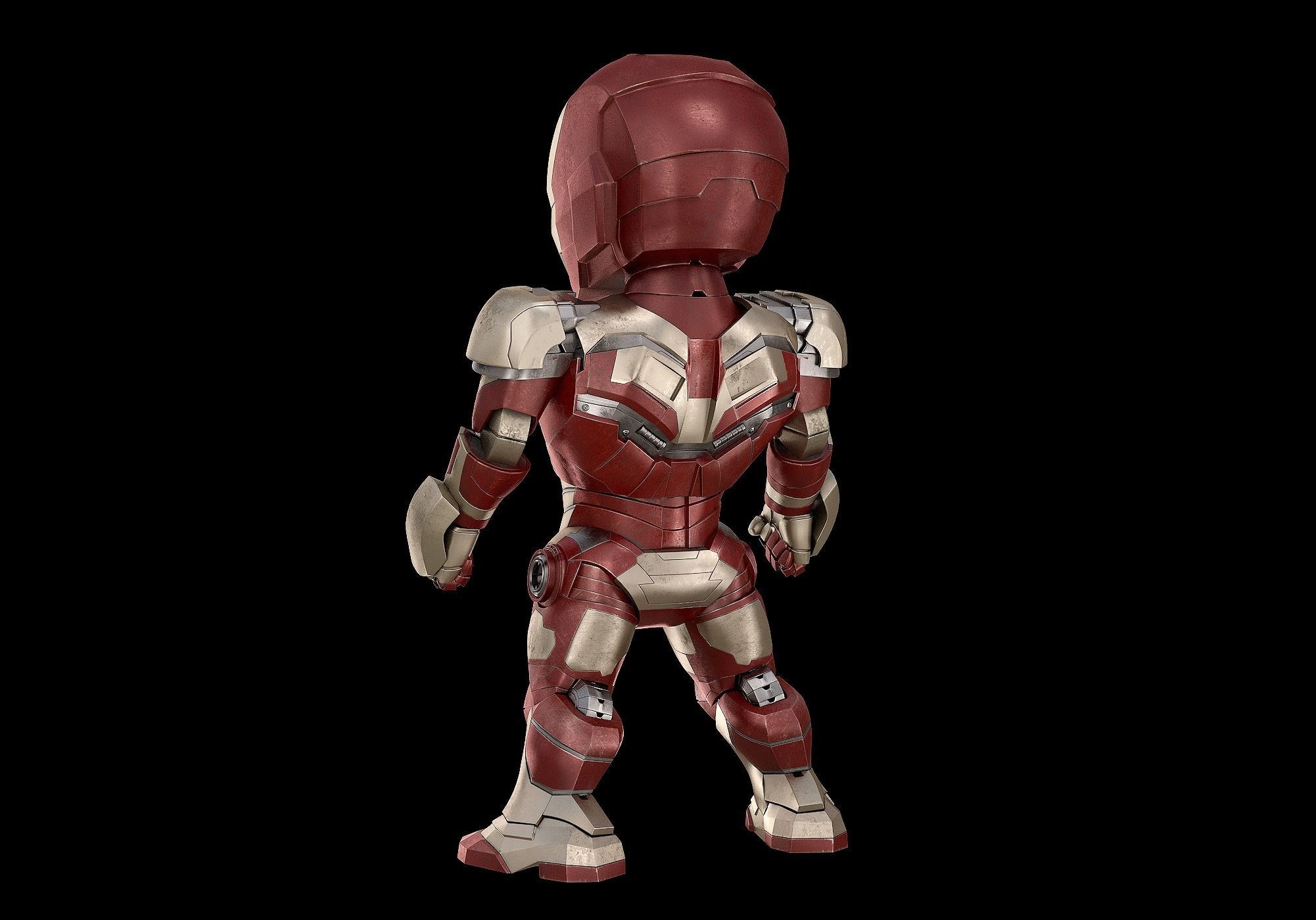 BABY IRON MAN Mk 42 mark 42 Avengers model SD Figure  3D model_10