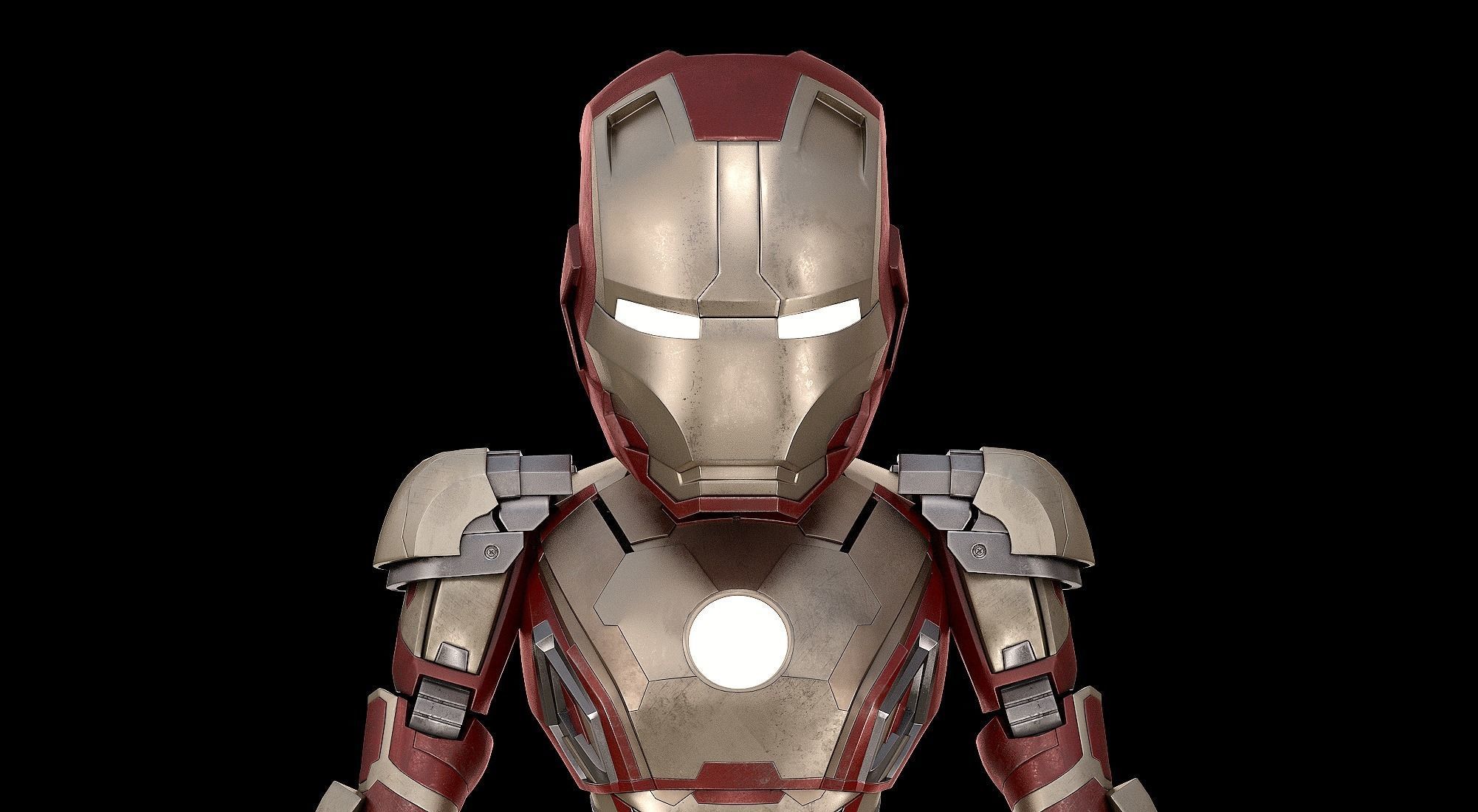 BABY IRON MAN Mk 42 mark 42 Avengers model SD Figure  3D model_6