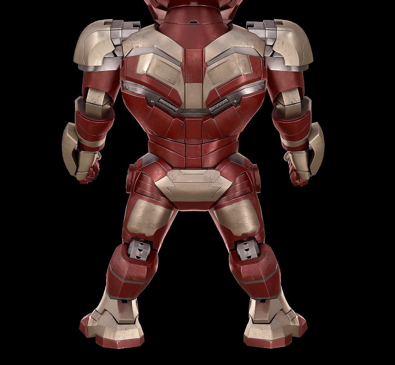 BABY IRON MAN Mk 42 mark 42 Avengers model SD Figure  3D model_5