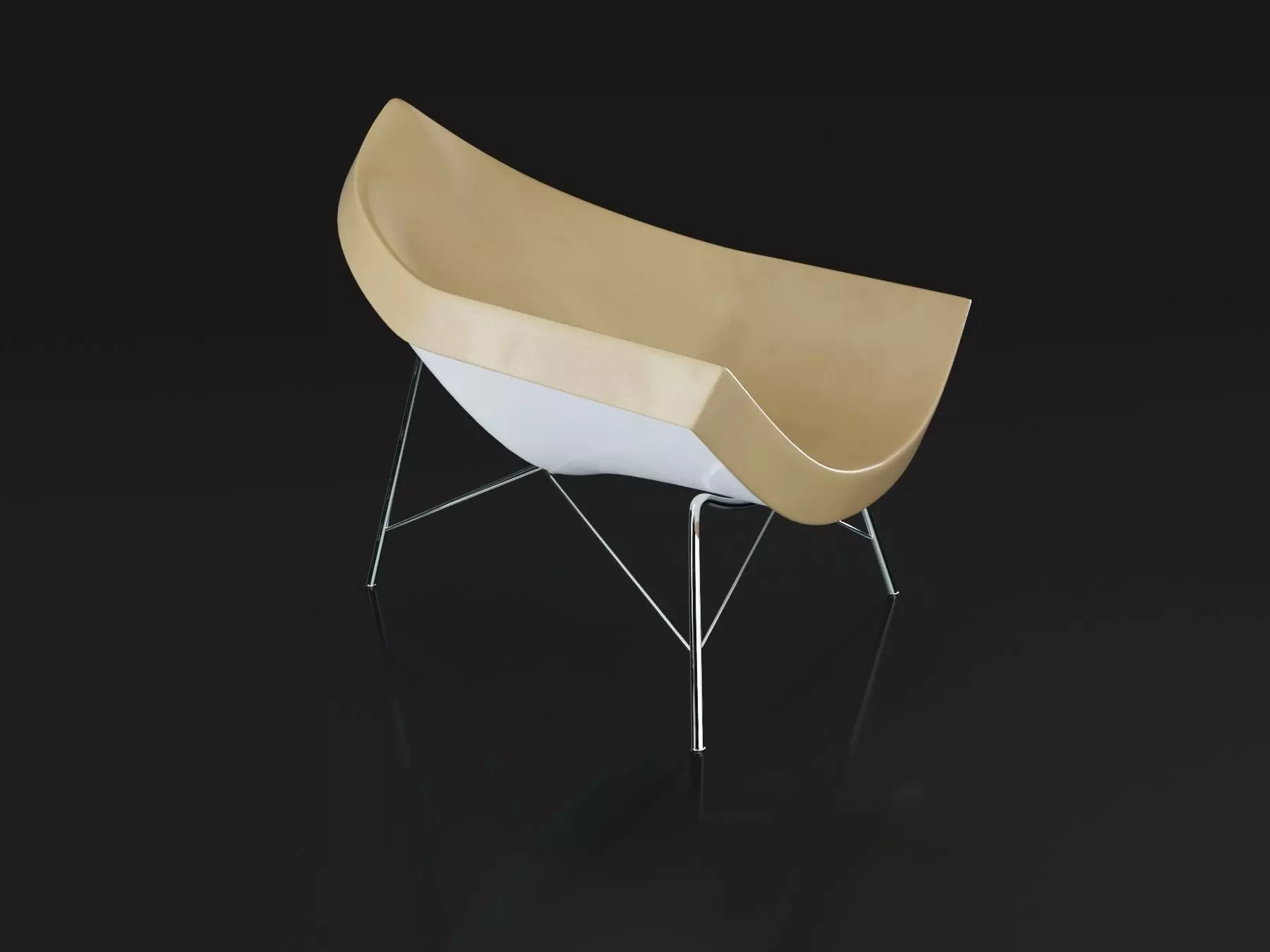 Coconut chair 3D model_0
