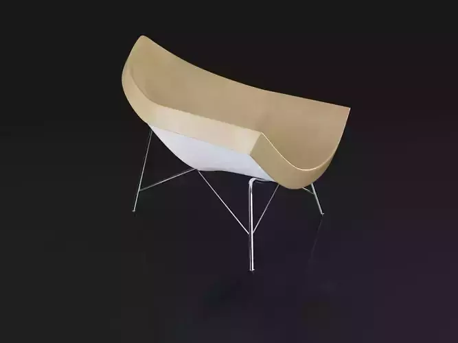 Coconut chair 3D model