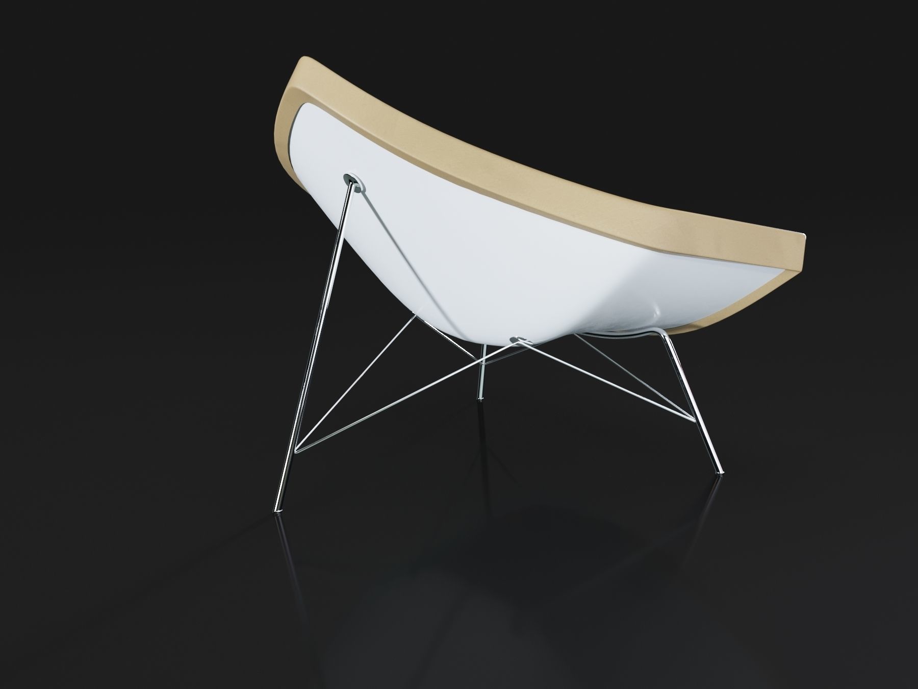 Coconut chair 3D model_2