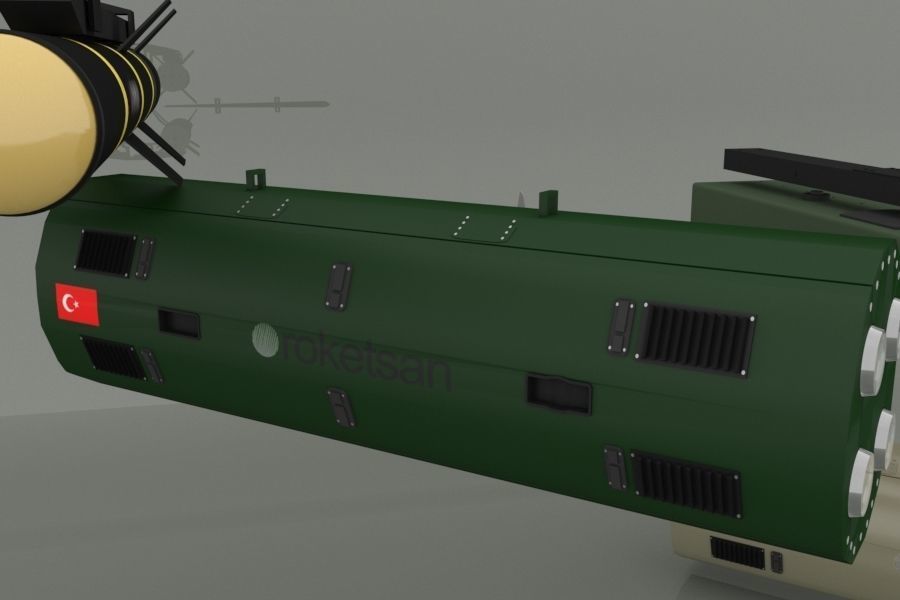 Cirit  and Umtas Missile 3D model_3