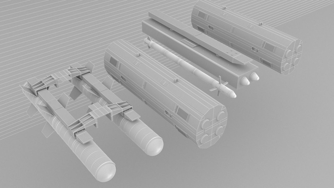 Cirit  and Umtas Missile 3D model_2