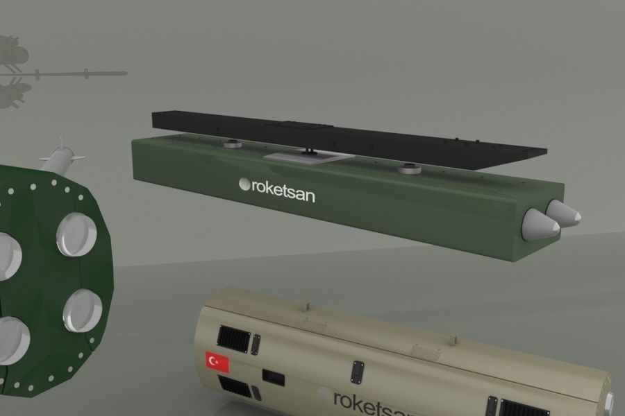 Cirit  and Umtas Missile 3D model_4