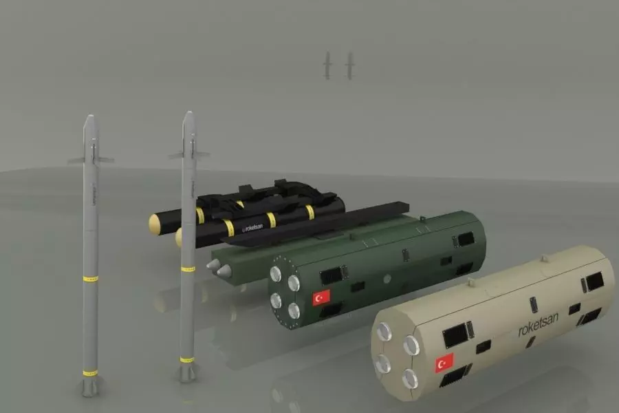 Cirit  and Umtas Missile 3D model_0
