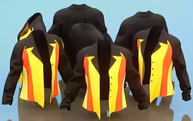 Yellow Red Green Rasta Stylish Jacket