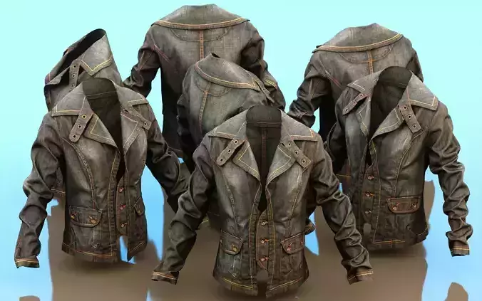 Jeans Jacket Stylish Decorated