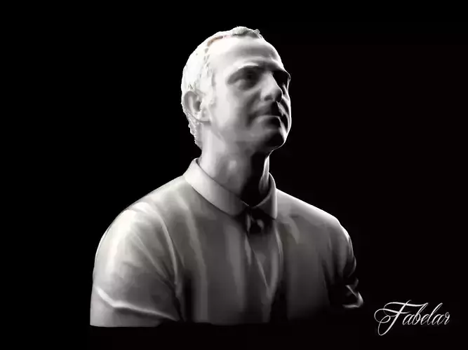 Alain Roche bust 3D model