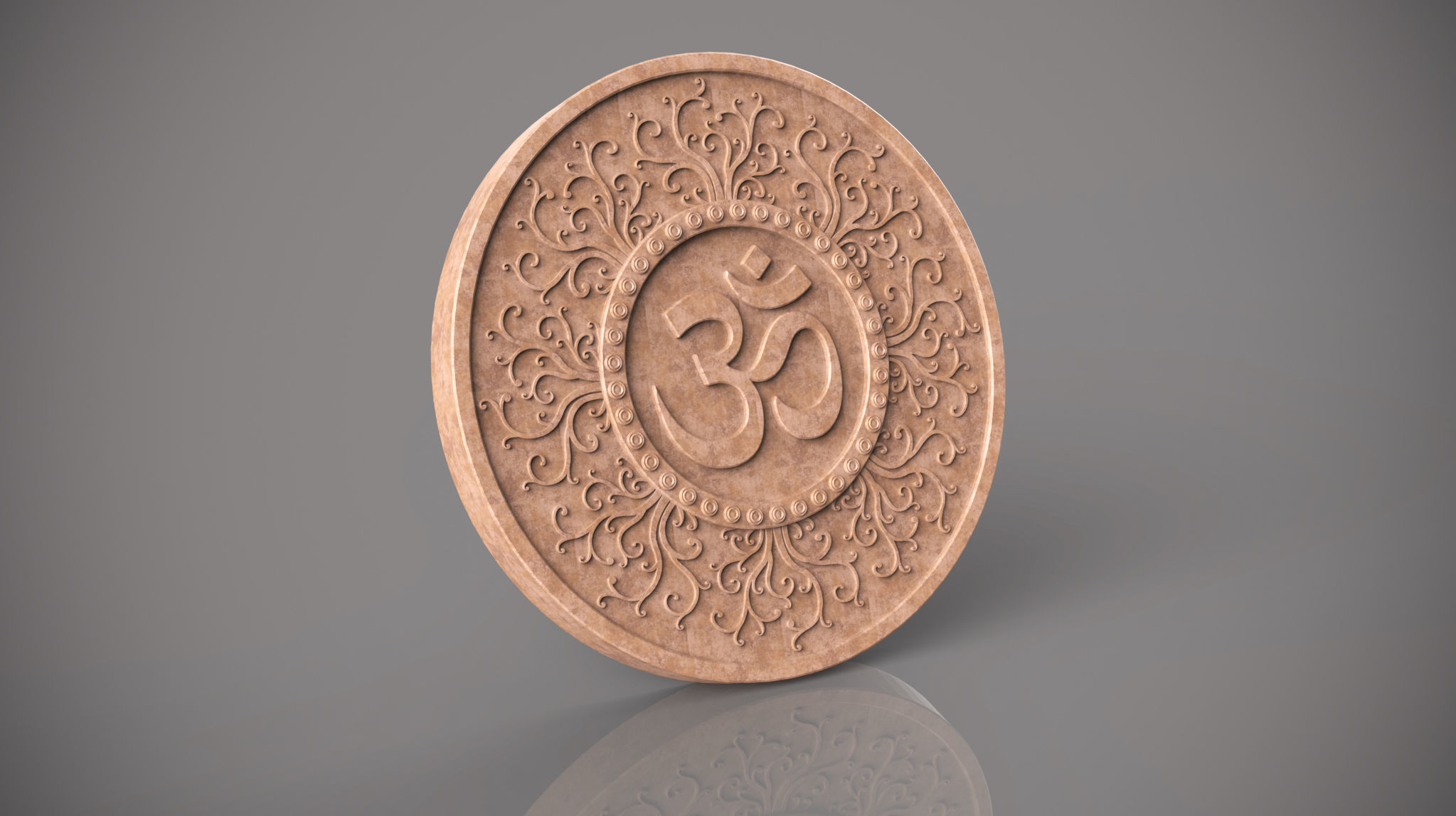 OM Coin for 3d printing 3D print model_14