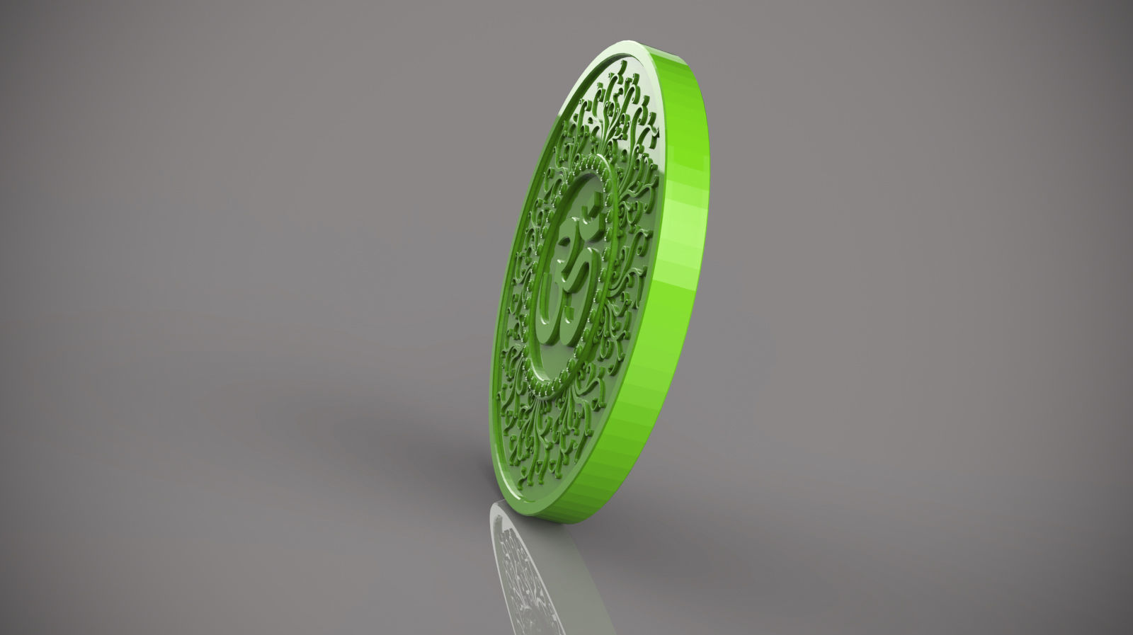 OM Coin for 3d printing 3D print model_8