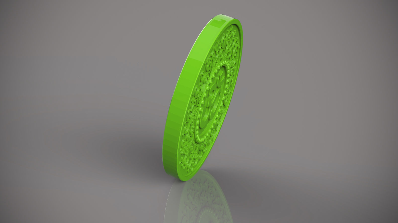 OM Coin for 3d printing 3D print model_9