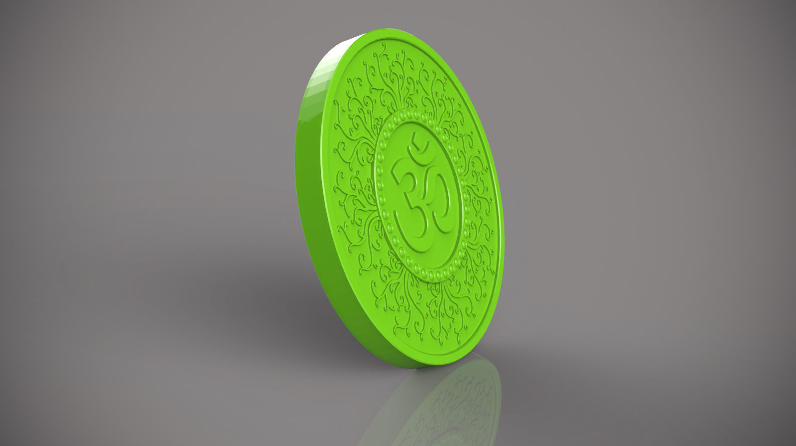 OM Coin for 3d printing 3D print model_6