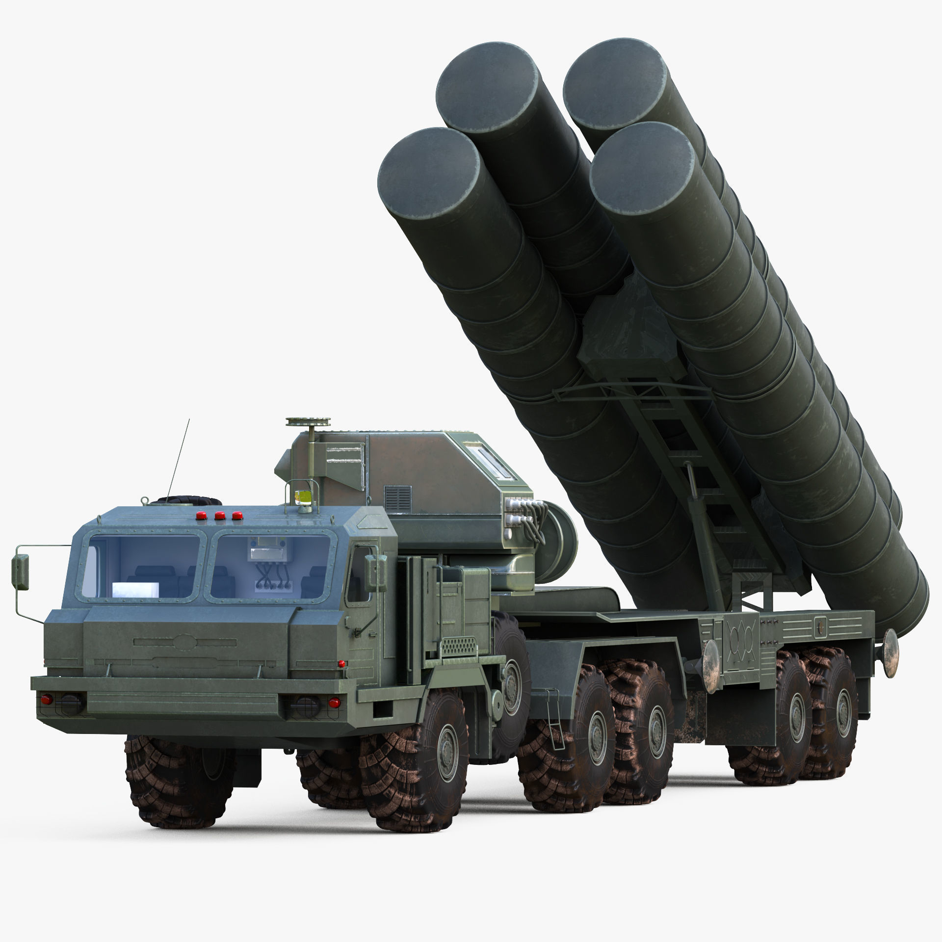 Air Defence Missile Launcher 3D model_1