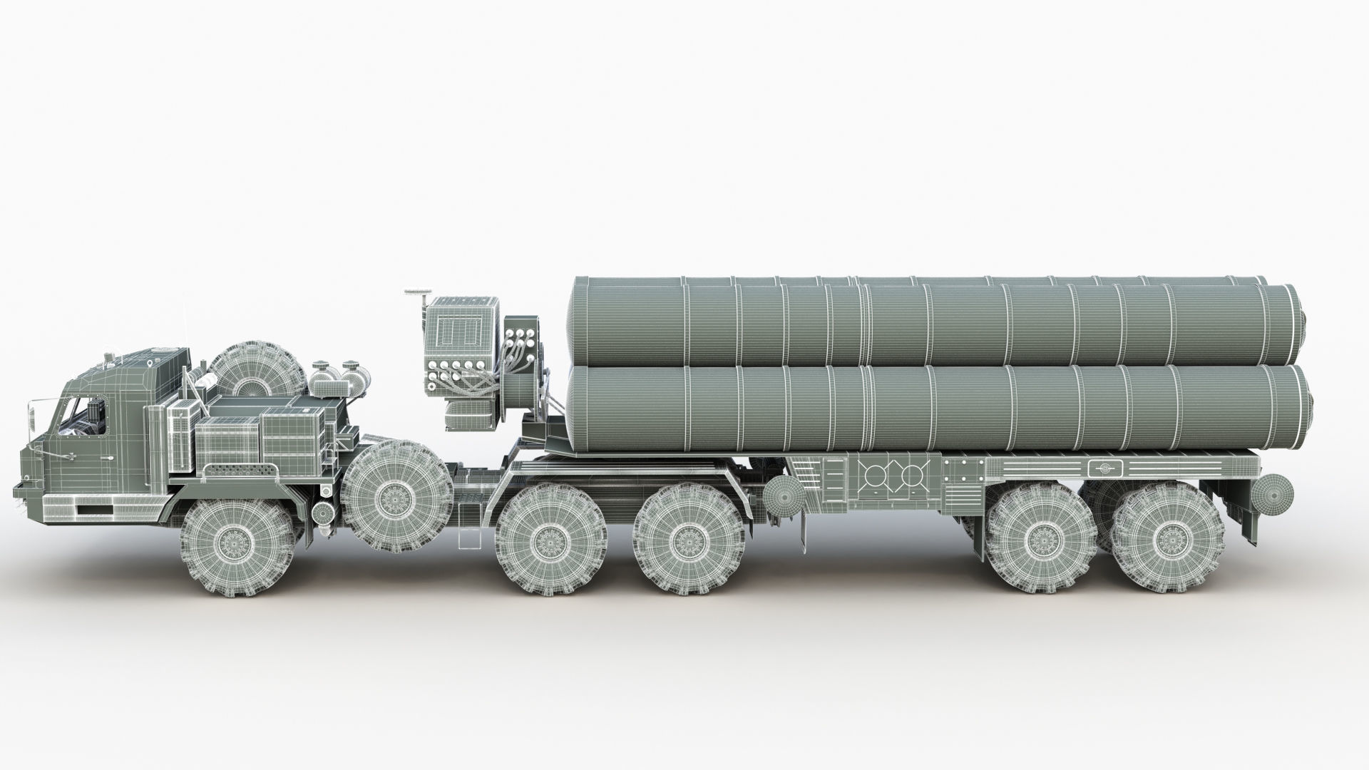 Air Defence Missile Launcher 3D model_19