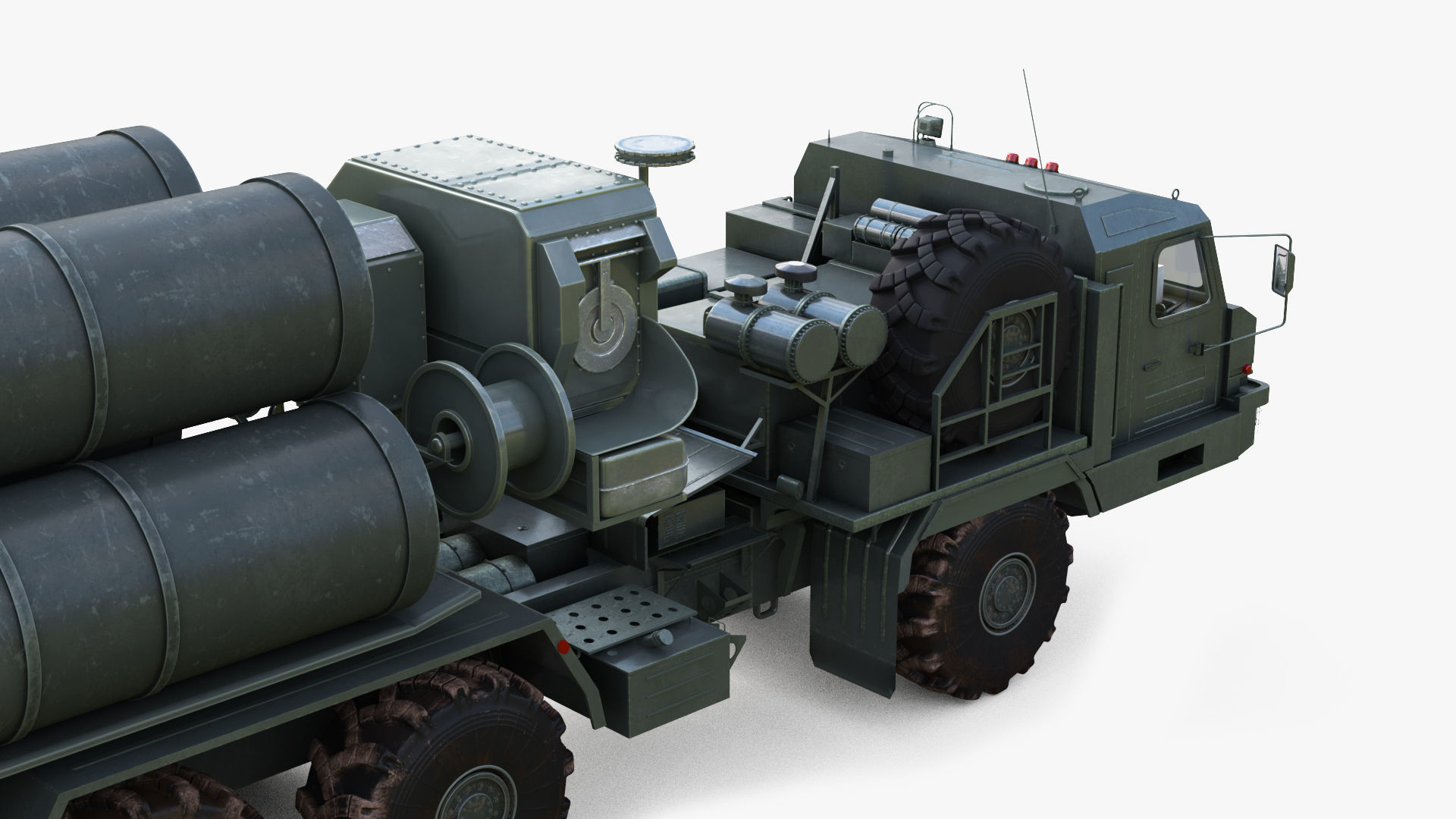 Air Defence Missile Launcher 3D model_9