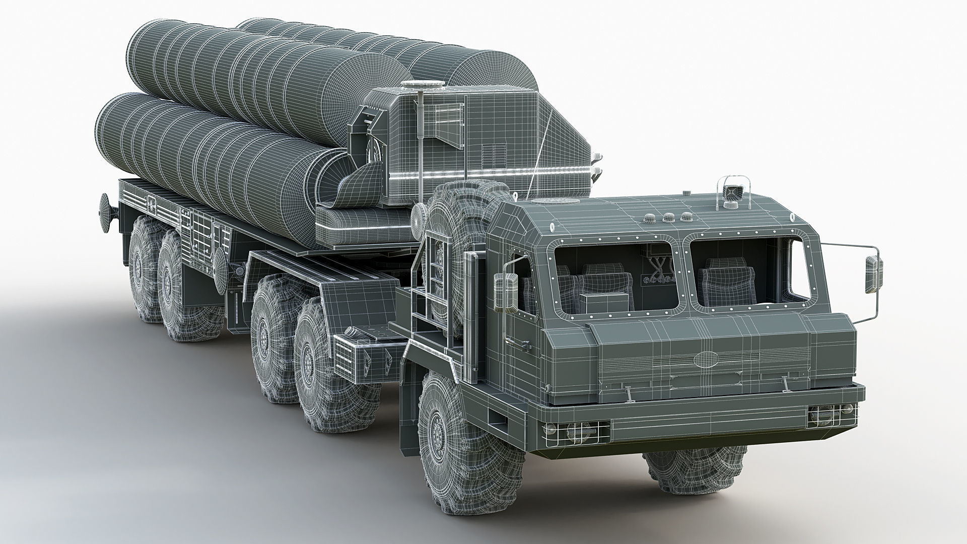 Air Defence Missile Launcher 3D model_16