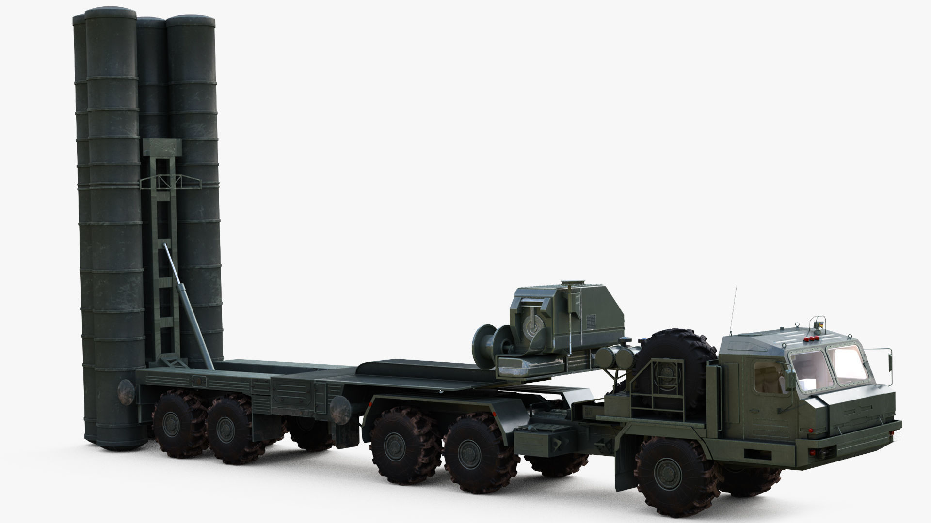 Air Defence Missile Launcher 3D model_12