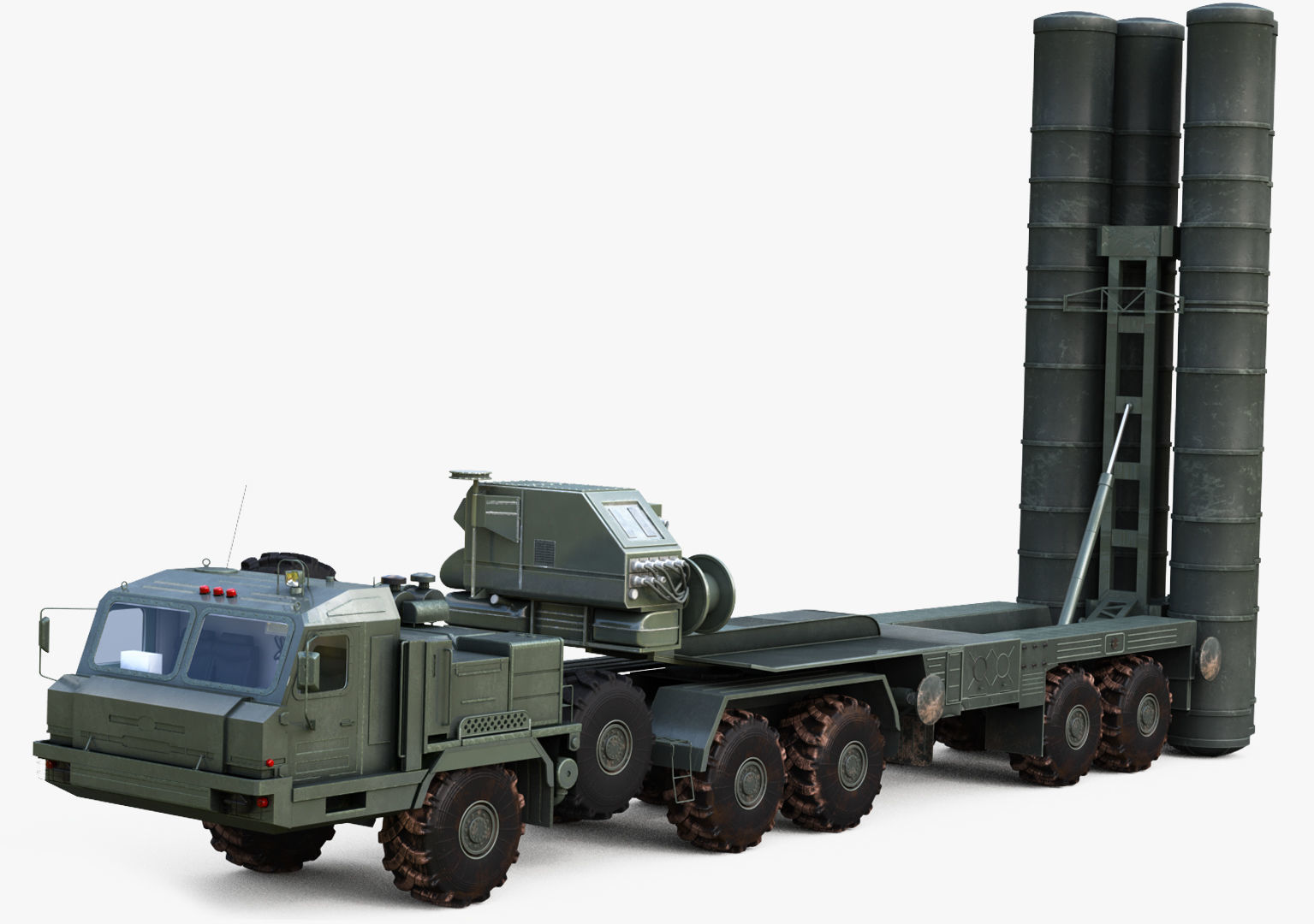 Air Defence Missile Launcher 3D model_13