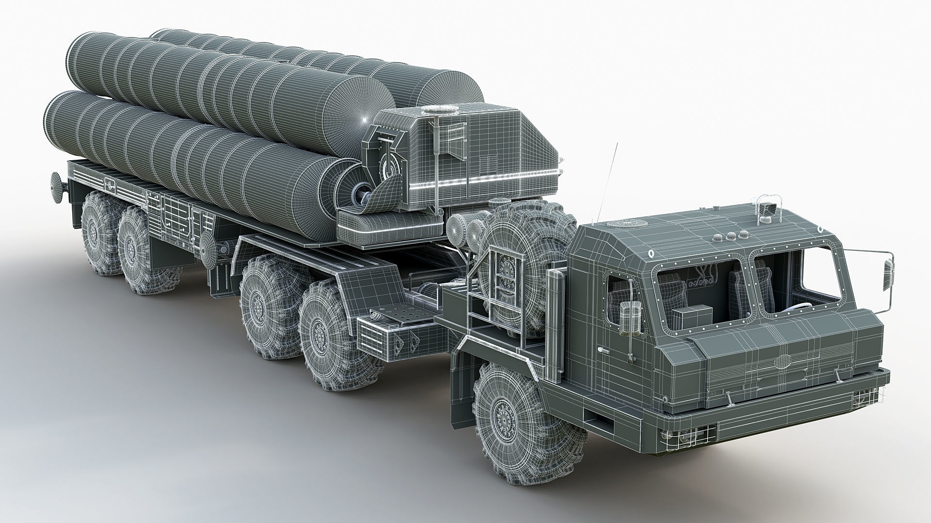 Air Defence Missile Launcher 3D model_15