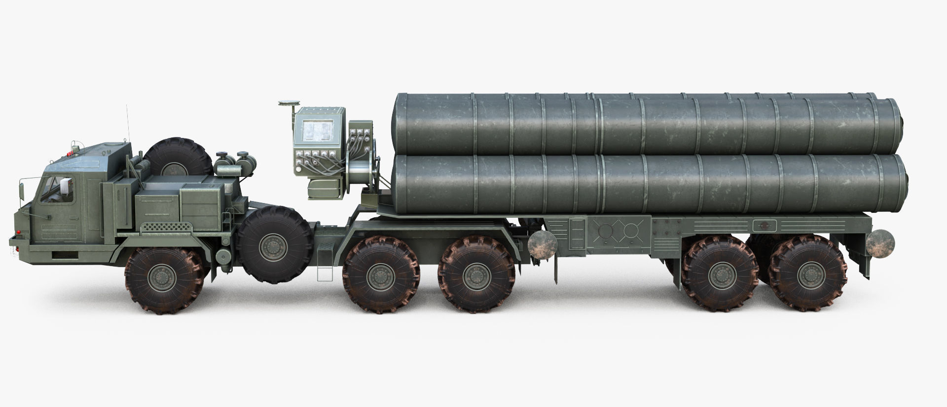 Air Defence Missile Launcher 3D model_10