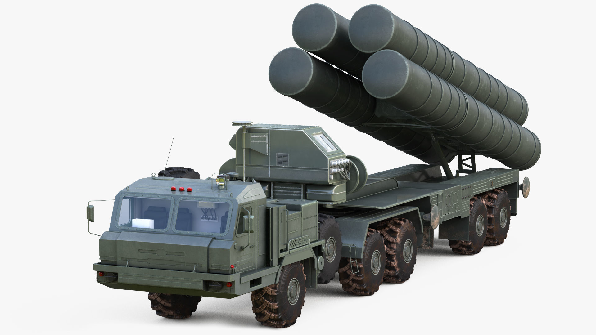 Air Defence Missile Launcher 3D model_4