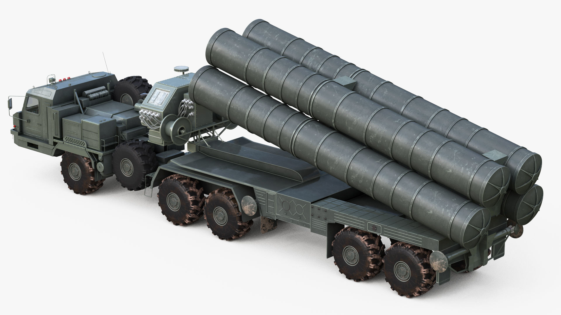 Air Defence Missile Launcher 3D model_5