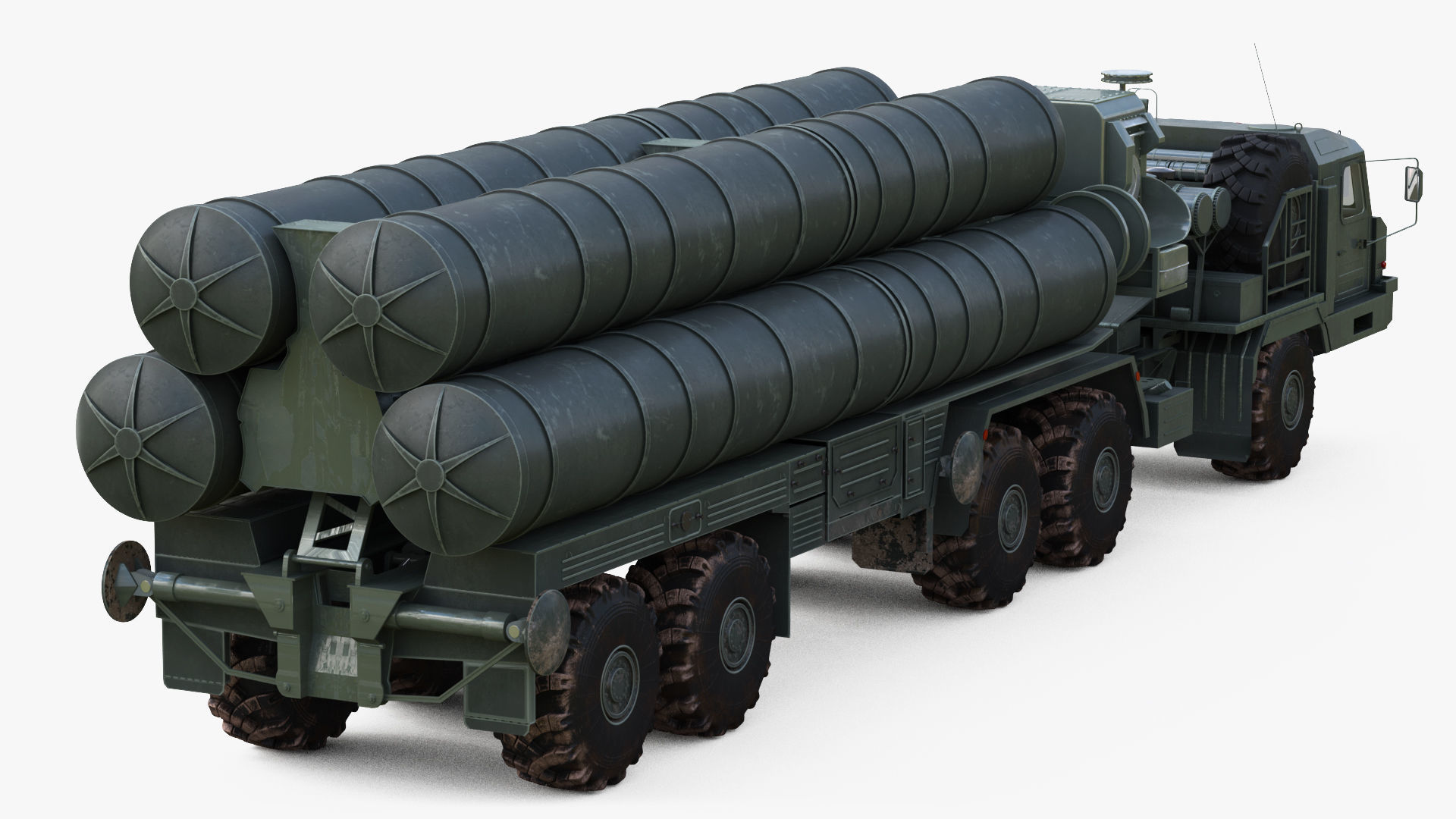 Air Defence Missile Launcher 3D model_6