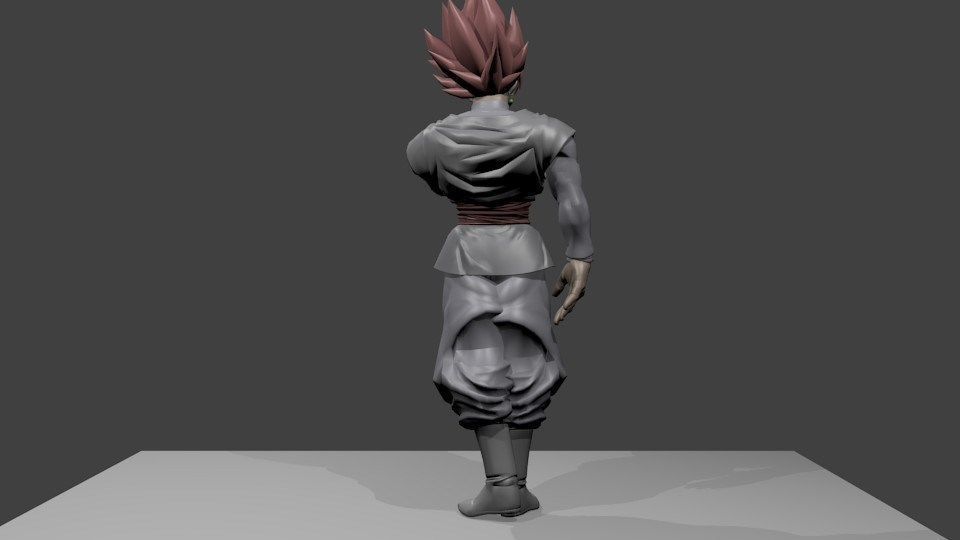 Goku Black - Super Saiyan Rose- Dragon Ball Super 3D print model_10