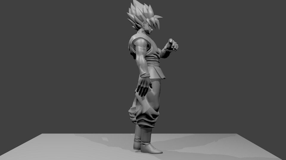 Goku Black - Super Saiyan Rose- Dragon Ball Super 3D print model_5