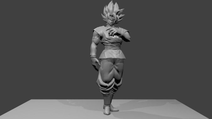 Goku Black - Super Saiyan Rose- Dragon Ball Super 3D print model