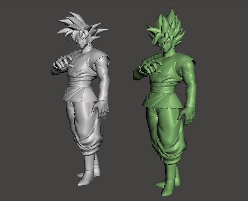 Goku Black - Super Saiyan Rose- Dragon Ball Super 3D print model_14