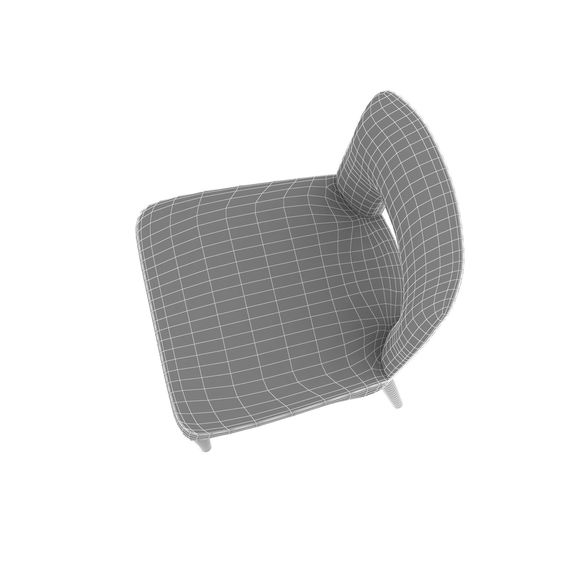 Maries corner logan chair 3D model_8