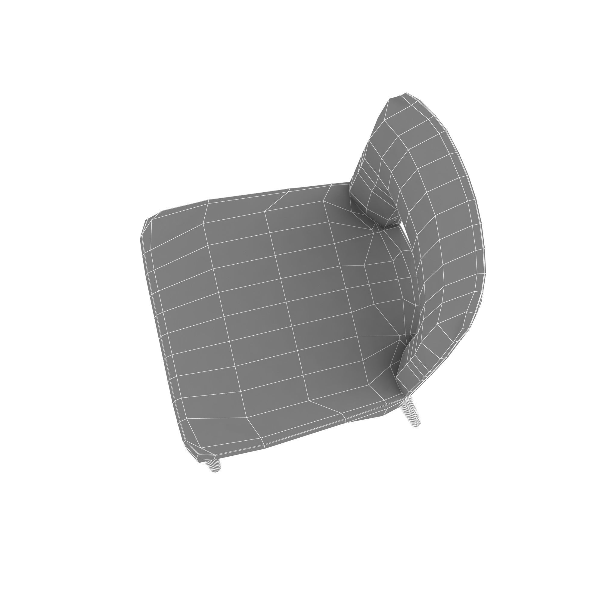 Maries corner logan chair 3D model_7