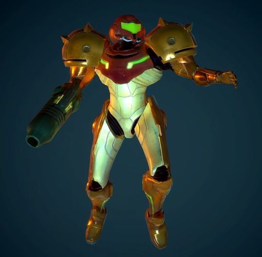 Samus - Varia Suit Low-poly 3D model