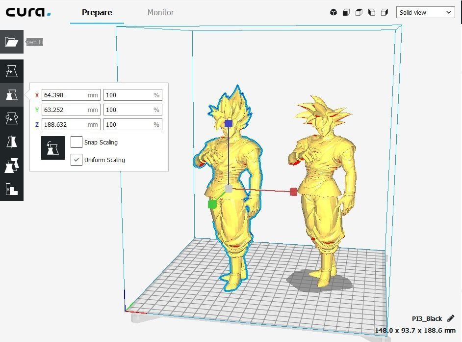 Goku Black - Base Form - Dragon Ball Super  3D print model_4