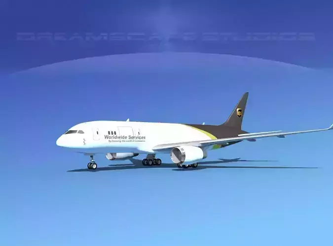 Boeing 787-8 UPS 3D model