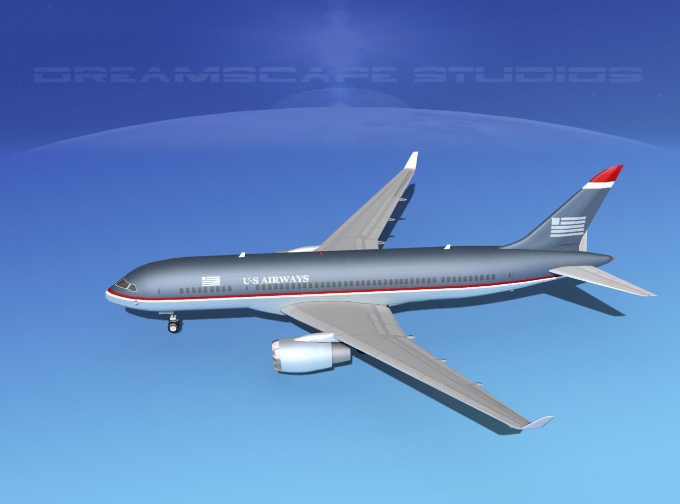 Boeing 787-8 US Airways 3D model_9