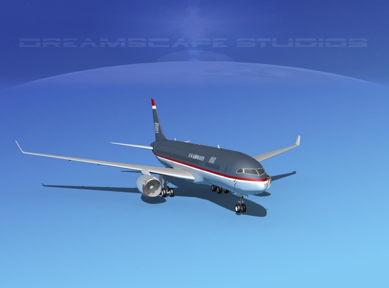 Boeing 787-8 US Airways 3D model_2