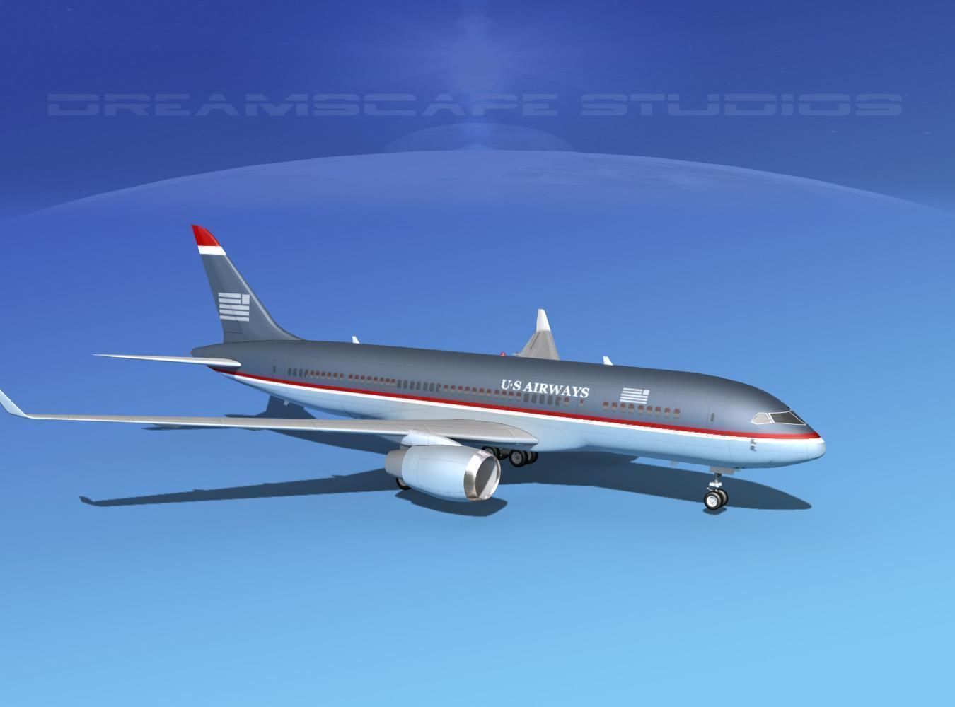Boeing 787-8 US Airways 3D model_3