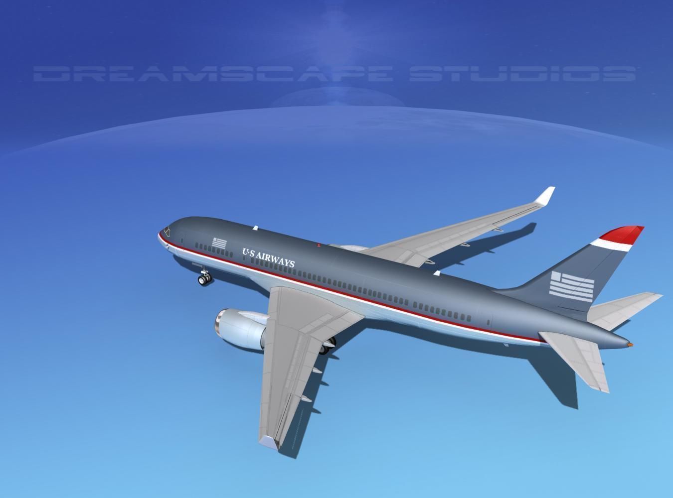 Boeing 787-8 US Airways 3D model_8