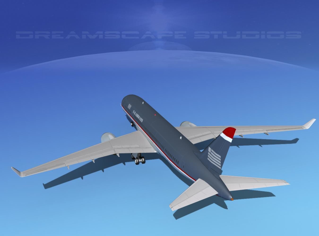 Boeing 787-8 US Airways 3D model_7